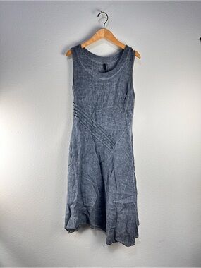 Inizio Linen Sleeveless Dress Sz L
